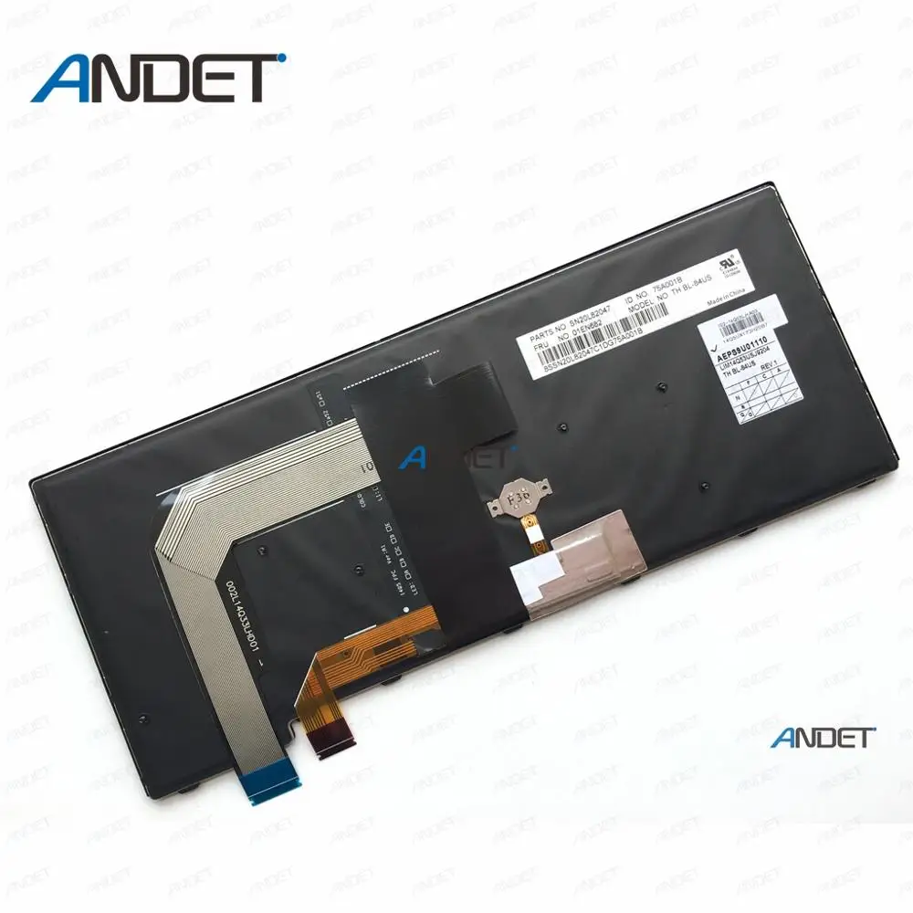 

New Original for Lenovo ThinkPad T460S T470S S2 2nd US English Keyboard Backlit 01EN682 01EN723 00PA452 00PA534