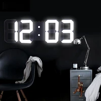 3d led digital clock electronic display clock table alarm clock celsius nightlight date time wall clocks home living decor