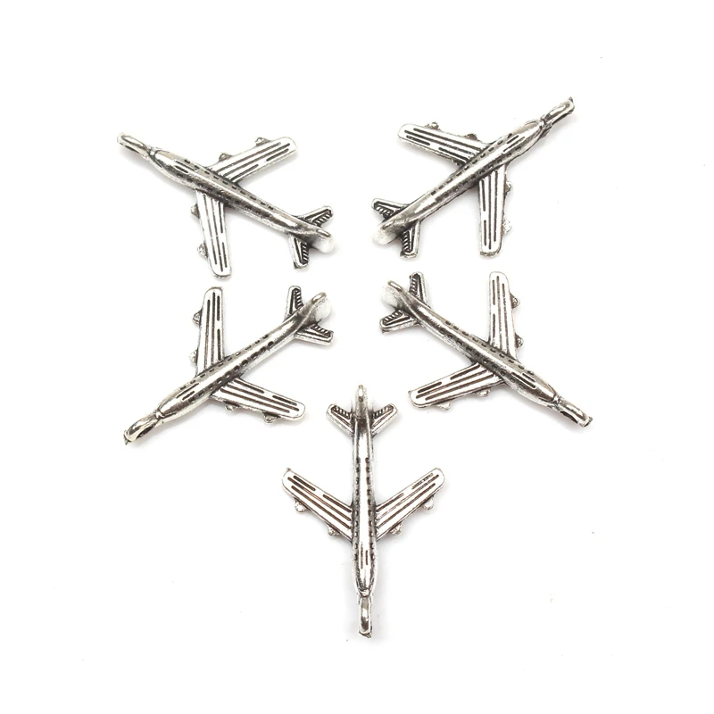 

20pcs Aircraft Charms Antique Airplane 22mm*14mm Charms Pendants for Bracelets Airbus Charms Making Jewelry