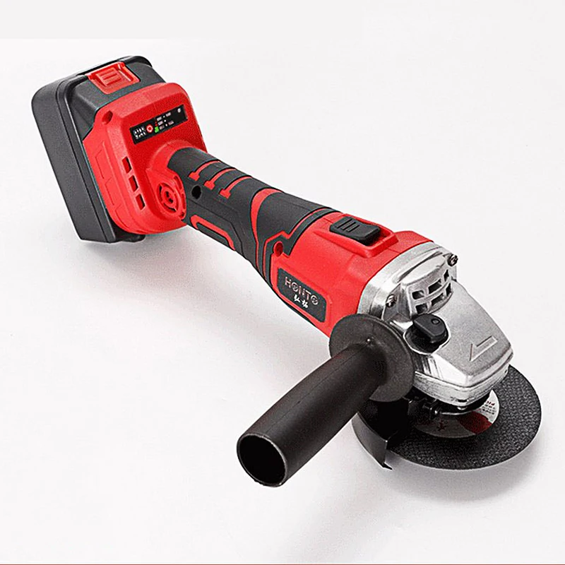 

Lithium-Ion Battery Angle Grinder 12V 4000mAh Grinding Machine AC Single Phase Self-Locking SWITCH Home Woodworking Power Tools