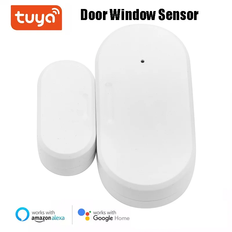 

Tuya Zigbee Smart Home Door Sensor Door Window Open Detectors Security Protection Alarm System With Alexa Google Home Smart Life