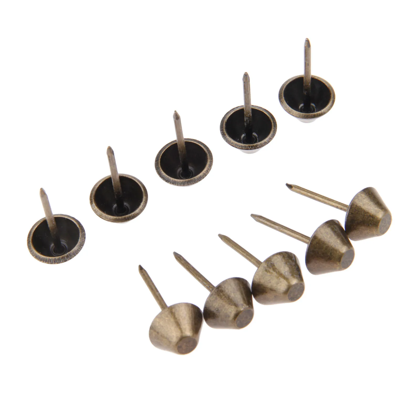 Плоские Шпильки для дивана 50 шт. шпильки античная бронза железная винтажная