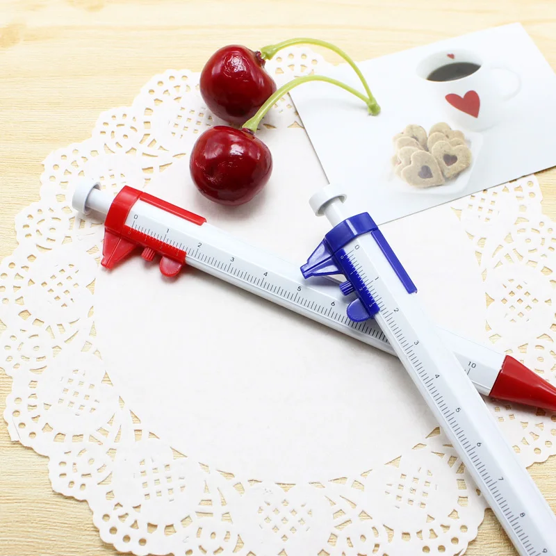 1 шт. Творческий канцелярская ручка курсора суппорт правитель весов