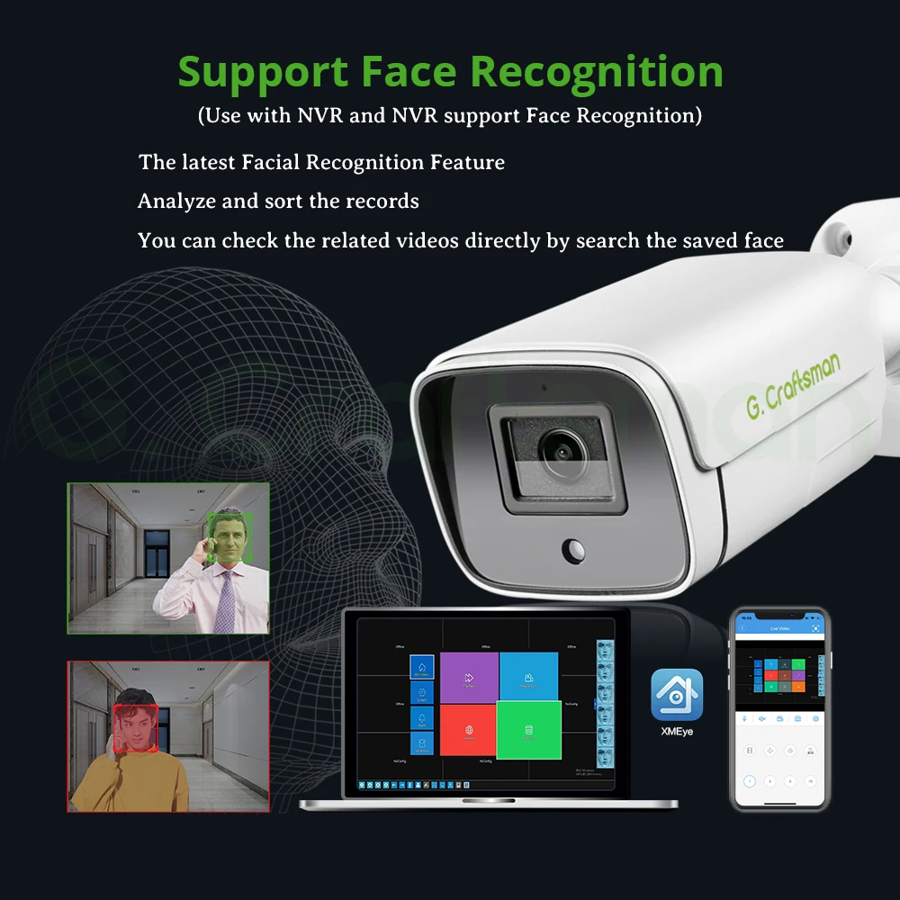 XMeye Открытый IP Камера W 3MP POE уход за кожей лица аудио Водонепроницаемый Onvif