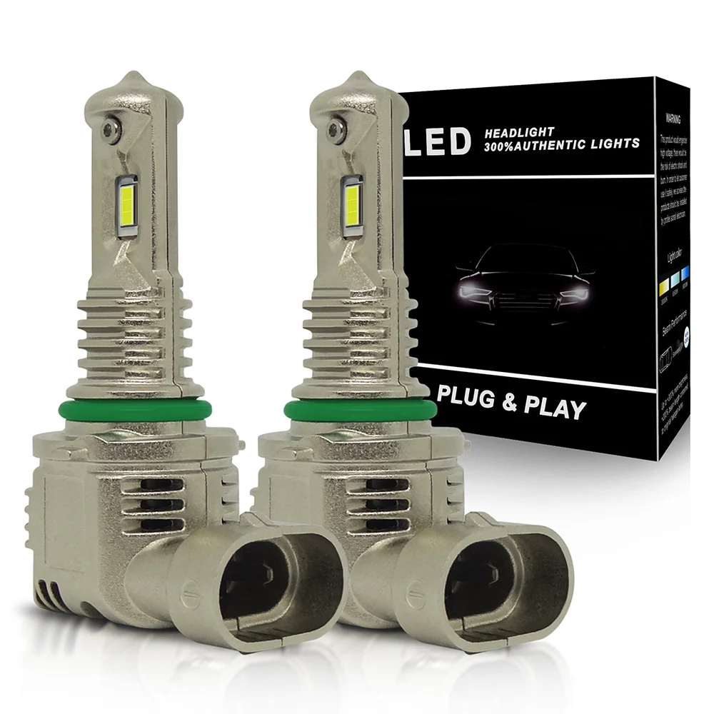 

2Pcs 6000k H7 H11 LED Car Headlight Bulbs White 8000LM 3570 CSP Chip LED Bulbs 9005 9006 Auto Headlamps IP67 Car Fog Lamp 2022