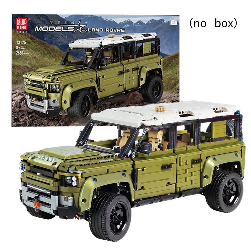 Mould King 2668pcs 13175 Land Car Rover Technic Off-road Vehicle MOC Model Educational Building Blocks Kids Toys Christmas Gifts | Игрушки и