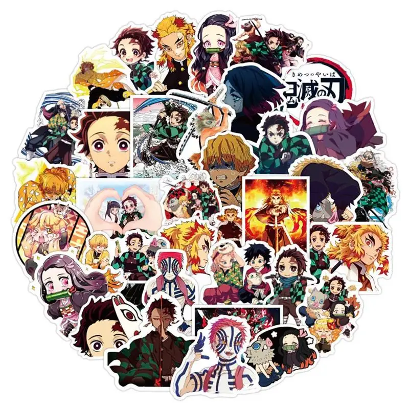

200PCS Classic Anime Stickers Waterproof Funny Stickers Cartoon Graffiti Stickers for Water Bottles Skateboard Phone