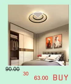 Chandelierrec чердак люстры черный/белый Железный корпус бар гостиная низкие потолки СВЕТОДИОДНЫЙ Потолок люстры светильники