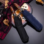 LIKE RAIN большой гольф роскошный автоматический зонт наивысшего качества мужские двухслойные ветрозащитные Зонты женский складной зонтик UBY30