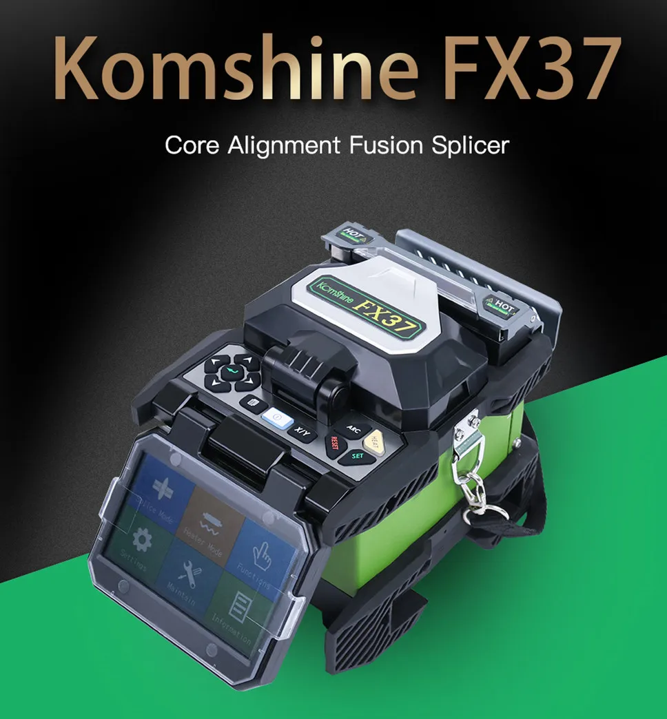 FTTX Волоконно-оптический сварочный аппарат Komshine FX37 оптоволоконный фьюжн комплект
