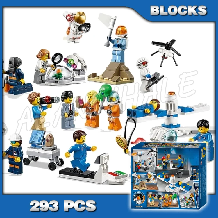 

293pcs Spaceflight People pack Space research and development 11384 Building Blocks Gifts Toys Compatible With Model