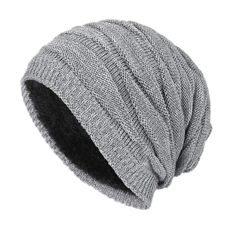 

Winter Hats Adult Knitted Solid Cool Unisex Beanie Keep Warm Bonnet Casual Cap for Outdoor Cycling Skiing Climbing