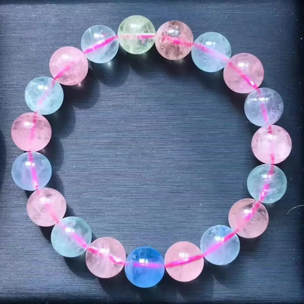 100% натуральный цветной морганит Берил драгоценный камень прозрачный Круглый