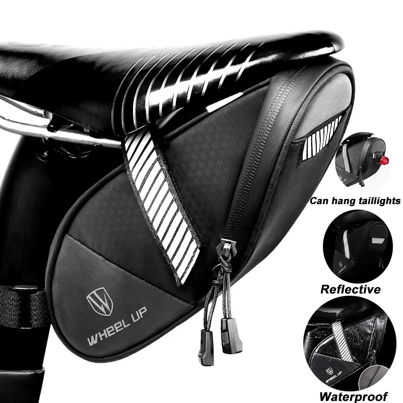 

1 шт. черная велосипедная сумка для горного велосипеда сумка для хвоста подушка сумка для седла ездовое оборудование для велосипедистов