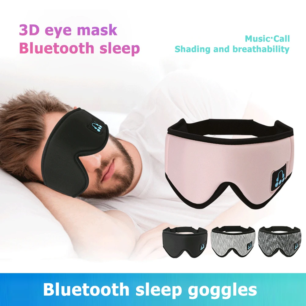 YR 05 беспроводные Bluetooth V5.0 наушники для сна 3D маска Ночной отдых тени глаз Складная