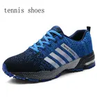 Дизайнерские кроссовки, мужская модная повседневная обувь для бега, Мужская дышащая Спортивная теннисная обувь, легкие Прогулочные кроссовки, удобные унисекс