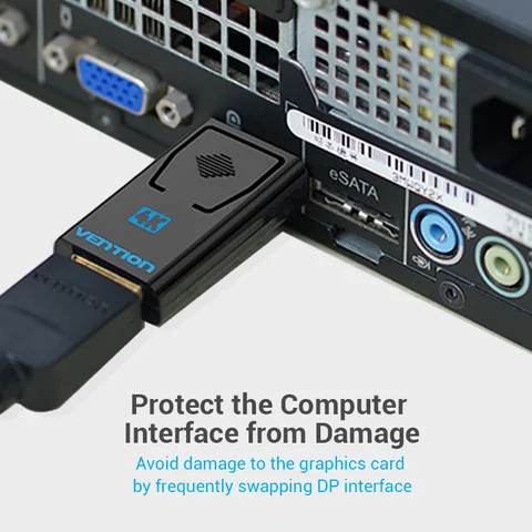 Адаптер Vention DisplayPort-HDMI 4K