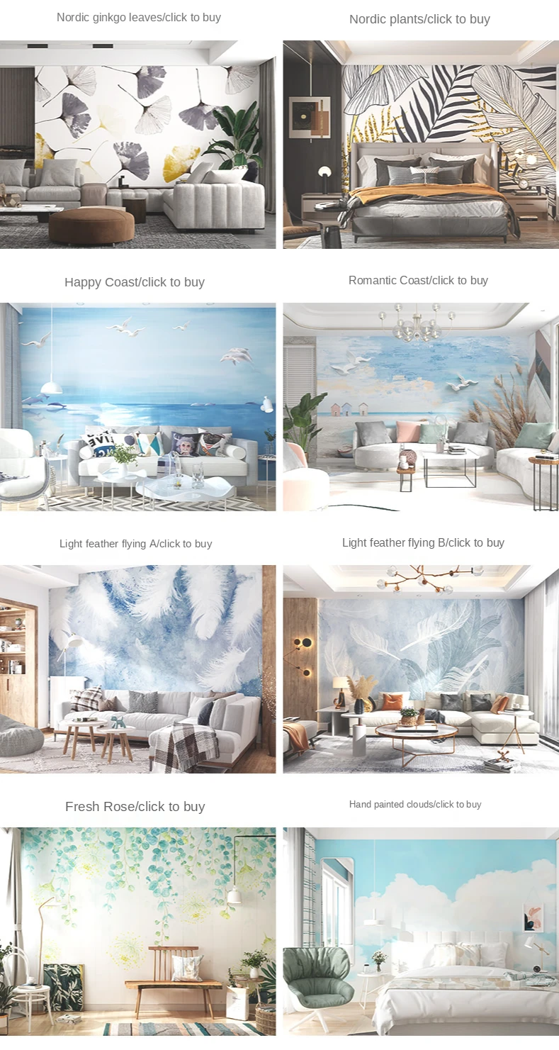

Wall cloth high end custom seamless whole house wall cloth TV living room bedroom modern simple wallpaper