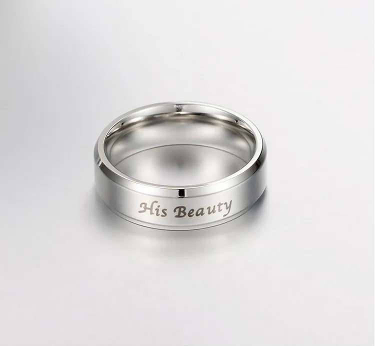 2 цвета мужские и женские обручальные кольца кольцо из нержавеющей стали