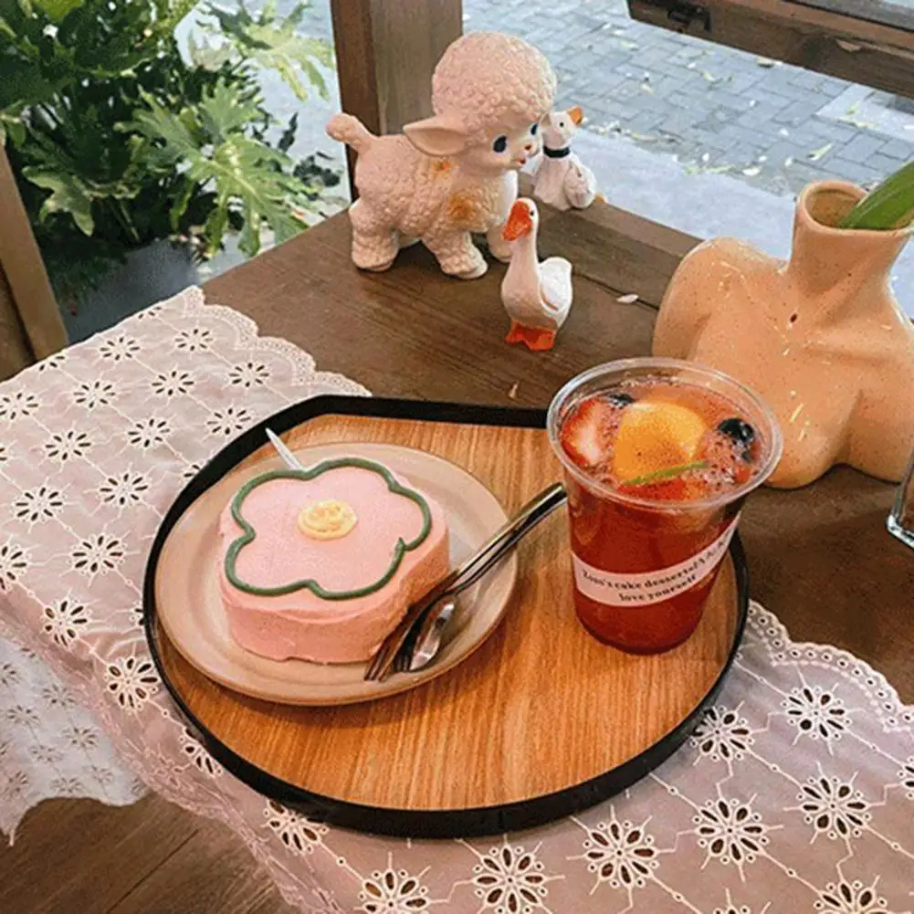 Home Tea Tray Food Serving Plate Smooth Edge Melamine Multifunctional Reusable Platter Tableware | Дом и сад