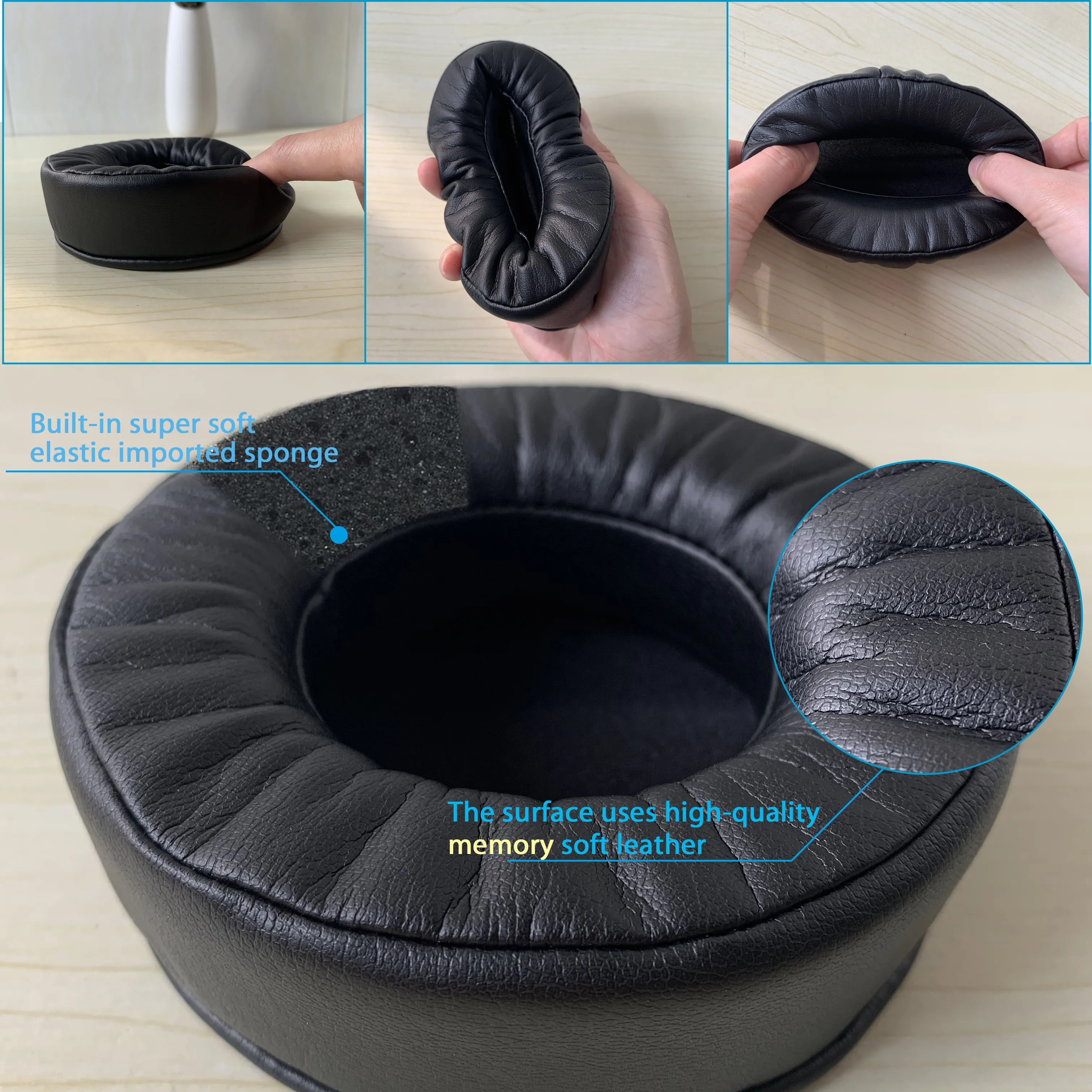 Сменные утолщенные амбушюры Nullkeai для наушников Philips SHL3000 SHL3065 наушники