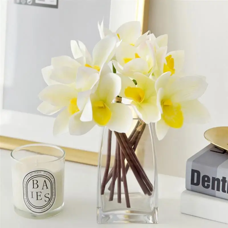 4 шт. декоративные орхидеи для украшения дома | Дом и сад