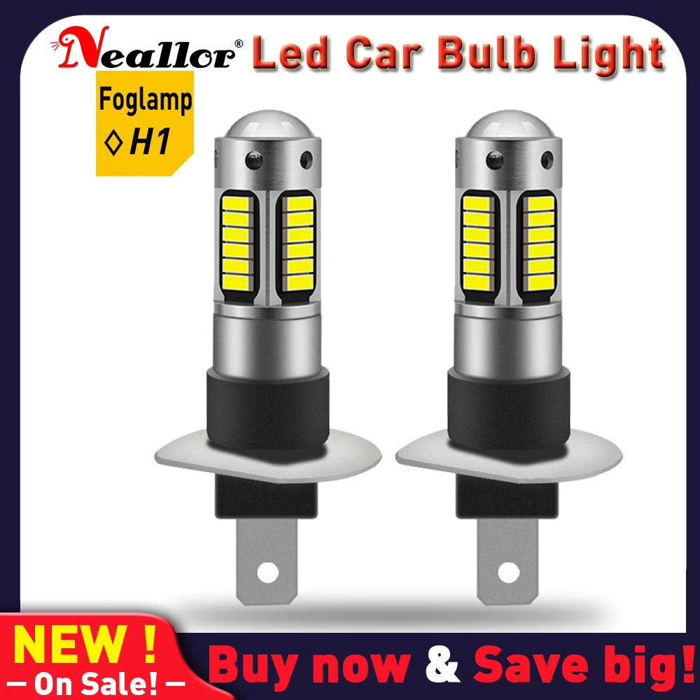 

2pcs Canbus 1200LM H27W/2 881 Led Fog Lights H1 H3 880 H27 Led Fog Lights Driving Running Lamps 30SMD 4014 White 12V Diode Drl