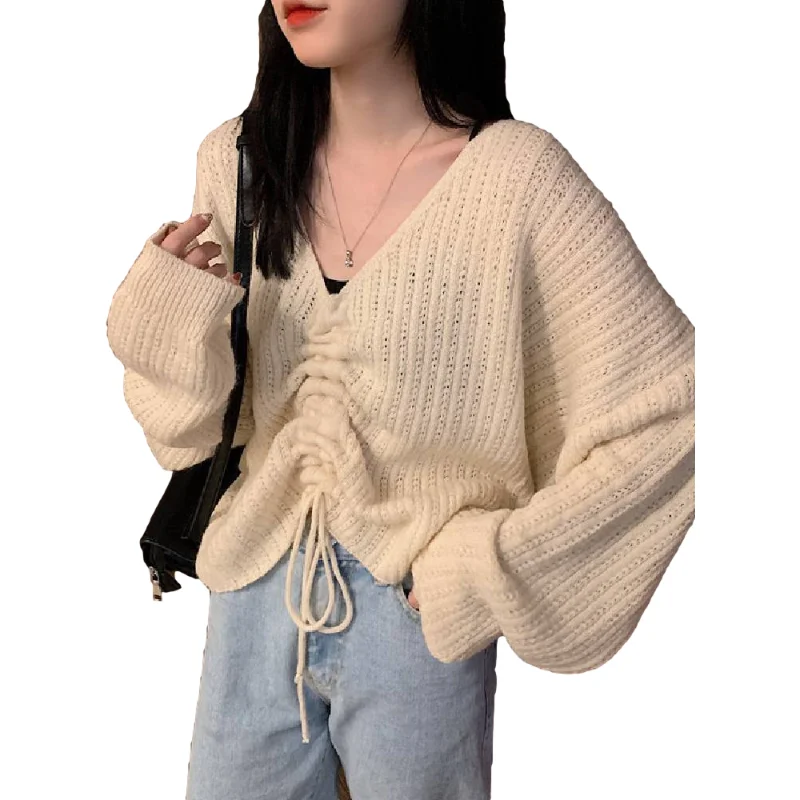 

New Female Sweater Women Winter Pullover Knitting Overszie Long Sleeve Girls Tops Loose Sweaters Knitted Outerwear Thin Sexy