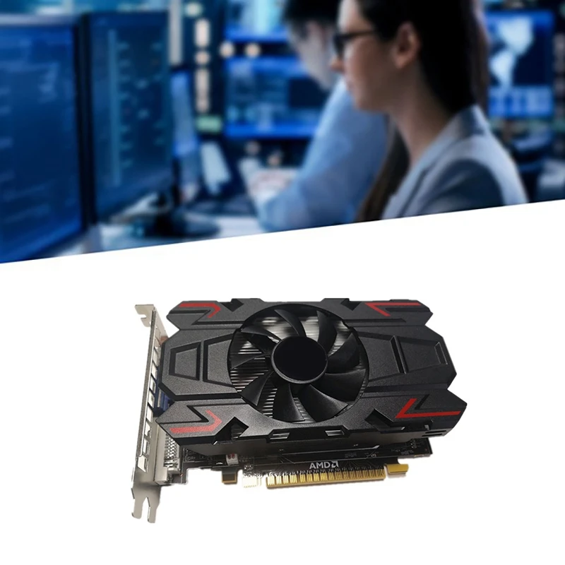 HD6770 1 ГБ 128 бит DDR5 Видеокарта для настольного компьютера PCI Express 2 0 игровая