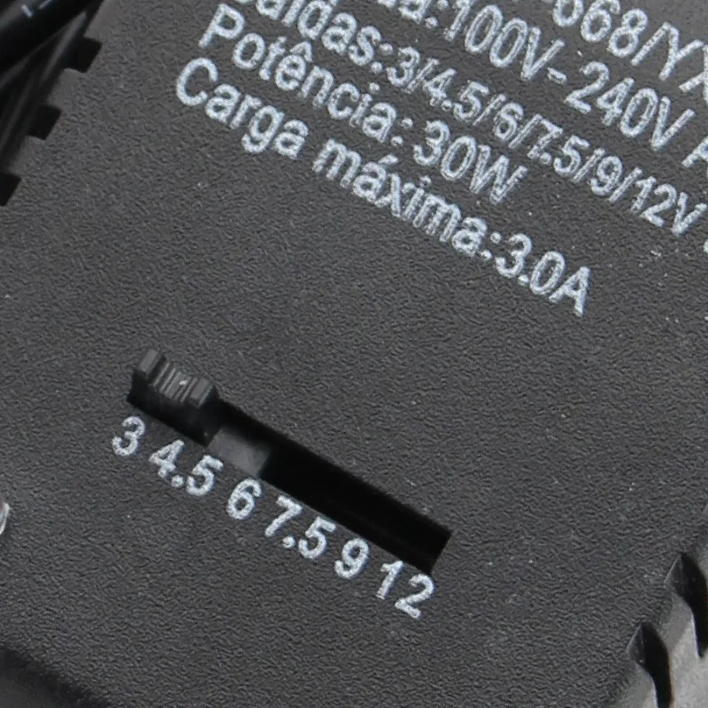 Универсальный Регулируемый адаптер питания мульти напряжение 3 в 4 5 6 7 9 12 В кабель