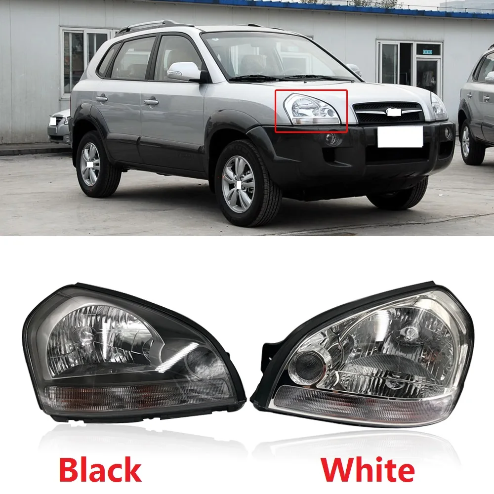CAPQX для Hyundai Tucson 2005 2010 спереди головной светильник вождения головная лампа в сборе