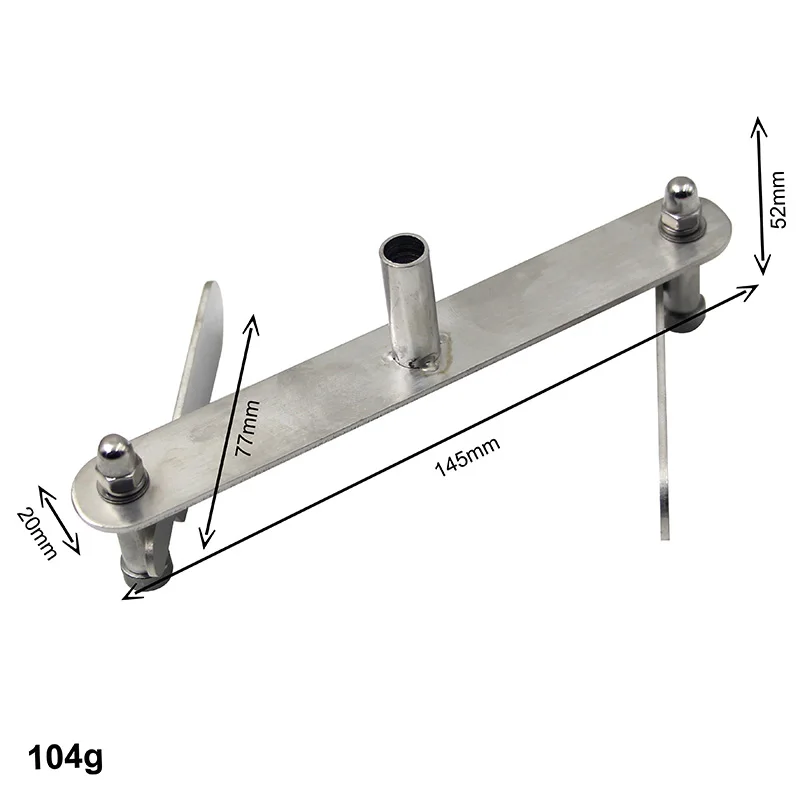 

Hot Woodworking Center Locator Line Scriber Center Line Marking Gauge Stainless Steel Center Scriber Tools D6