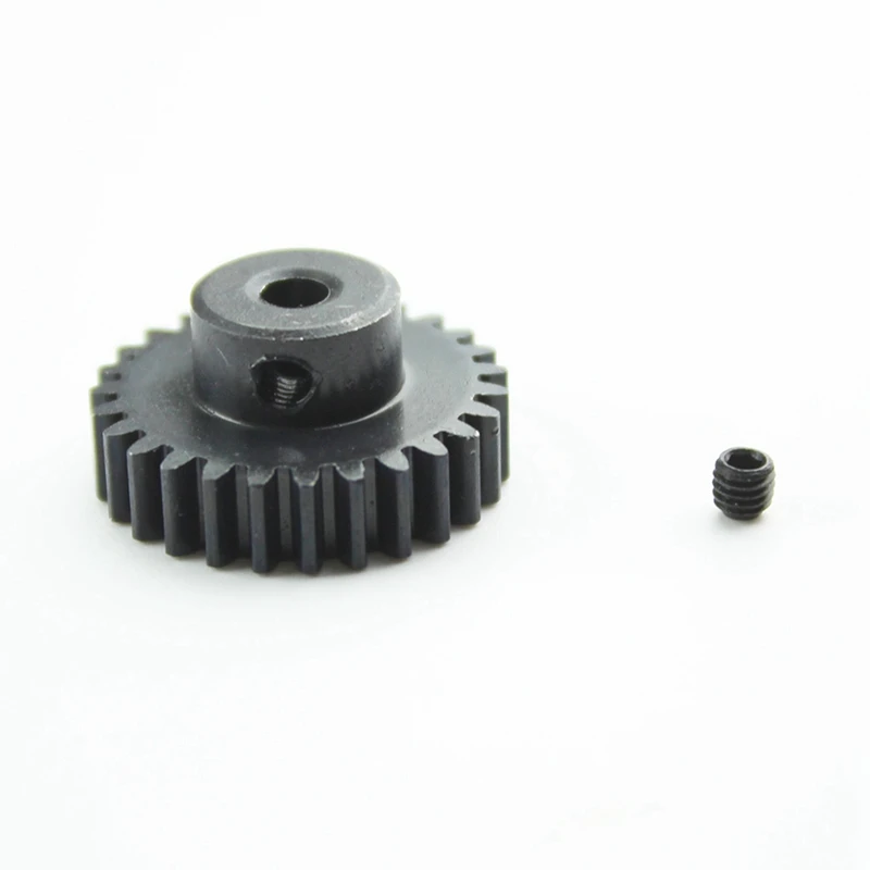 

1 Set Metal Wave Box Gear Box Upper and Lower Cover & 1 Set Steel Motor Gear Upgrade Accessories