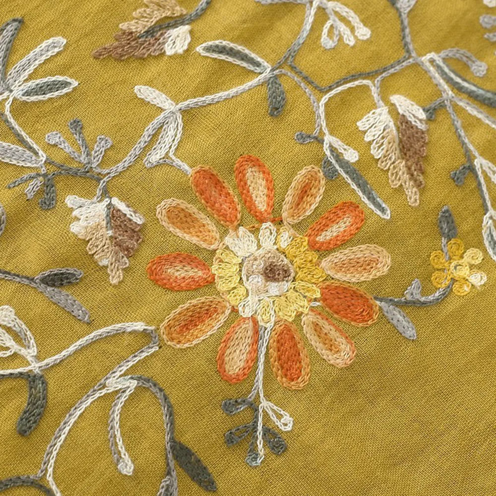 2019 простой вышитый шарф из вискозы с цветочным принтом шаль индийской банданы