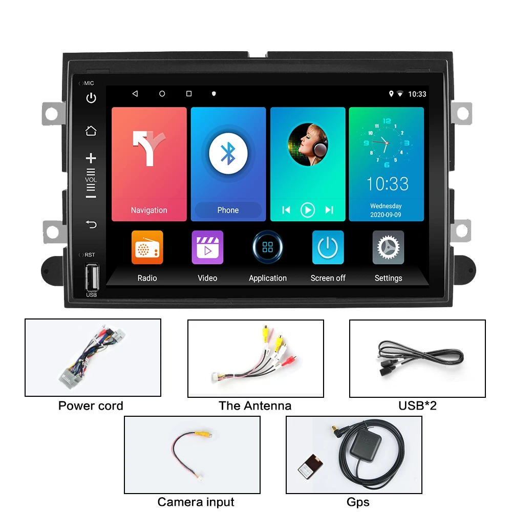 Easteregg 7 &quot2Din Android для Ford F150 F250 F350 500 Explorer Focus Fusion Mustang Edge Авторадио WIFIGPS навигация