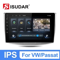 isudar android 10 car radio for vwvolkswagenpassat b7 cc b6 gps navigation multimedia canbus camera dsp ips screen no 2din