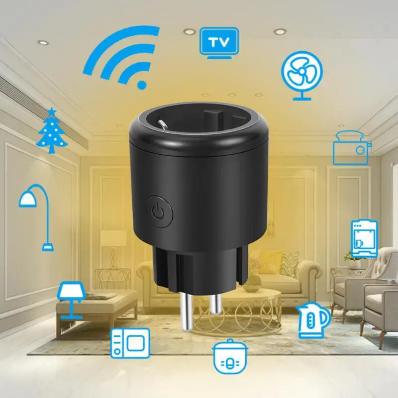 

Умная розетка с таймером и Wi-Fi, 16 А