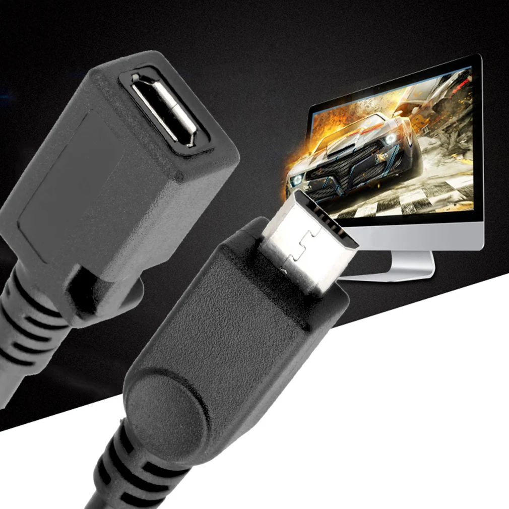 Разъем & Play 480 Мбит/с 15 см USB B Мужской Женский M/F УДЛИНИТЕЛЬ зарядный кабель шнур