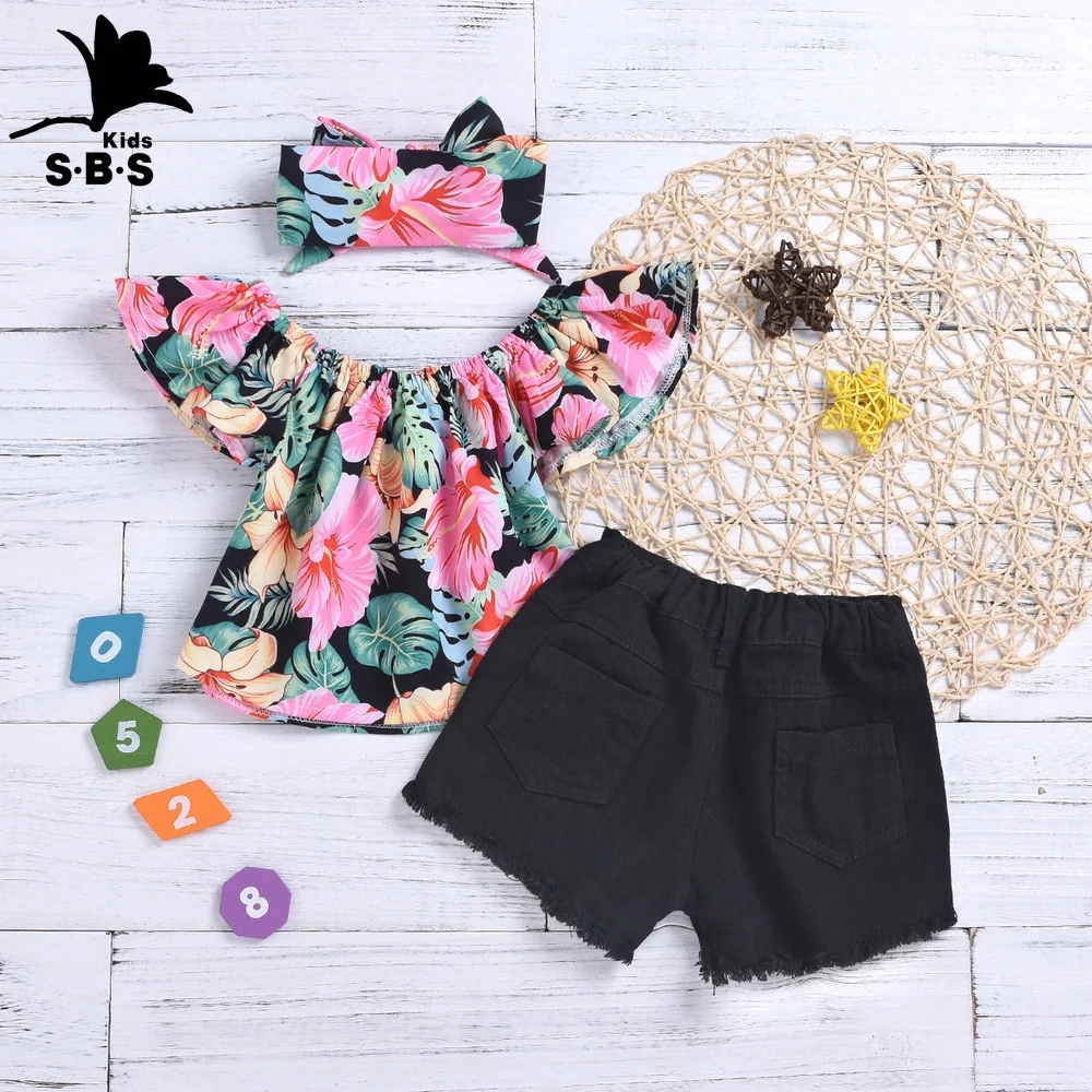 Одежда для девочек лето 2019 верхняя одежда Новое поступление топ с принтом и