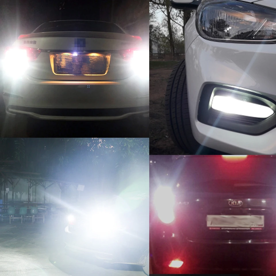 

1pcs 6 Filament Super Bright Led 1156 BA15S P21W Car Reverse Light Brake Light Bulb Automobile Vehicle Lamp Yellow/red/white 12V