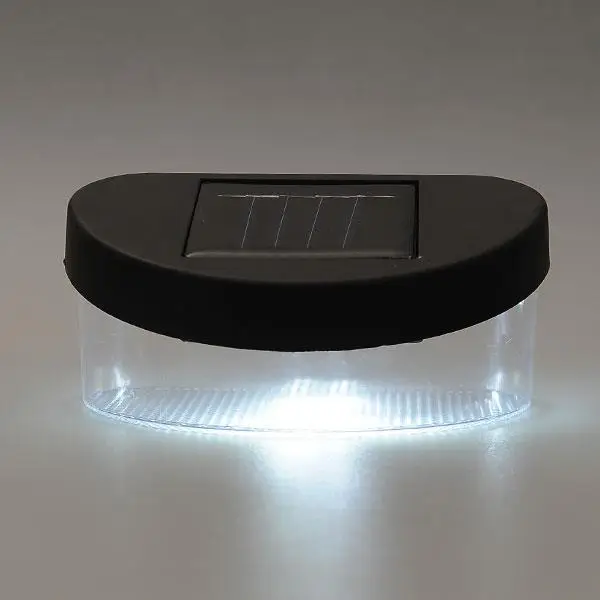 Садовая Ландшафтная лампа солнечная 2В 2LED Забор ночной Светильник крепление