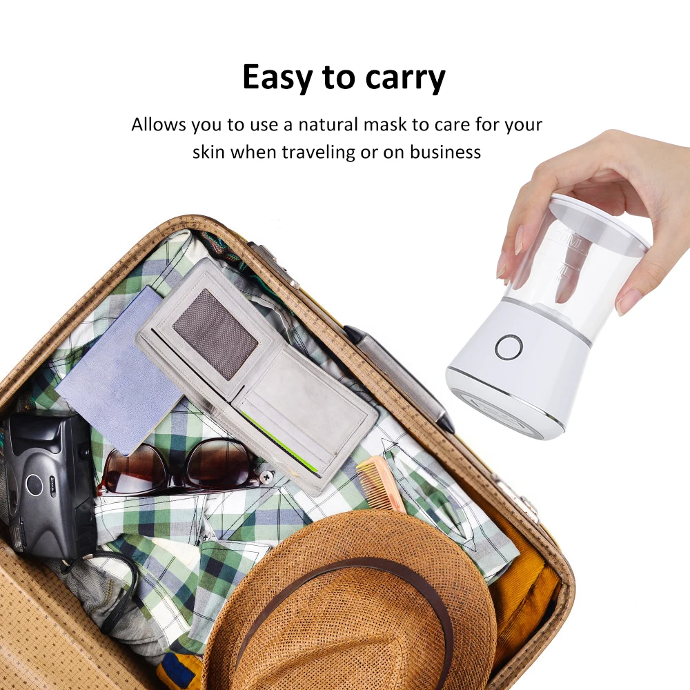 DIY MINI Face Mask Maker Machine Anti Wrinkle Age Patch Automatic Fruit Natural Vegetable Collagen Facial Treatment Beauty Tool | Красота и