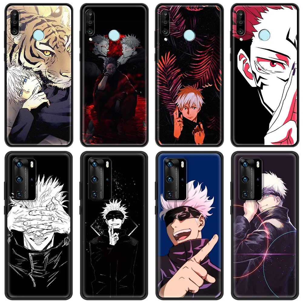 

Jujutsu Kaisen Anime Luxury Silicone TPU Cover for Huawei P10 P20 P30 Pro P40 Pro Plus P Smart Z 2021 Phone Accessories Case
