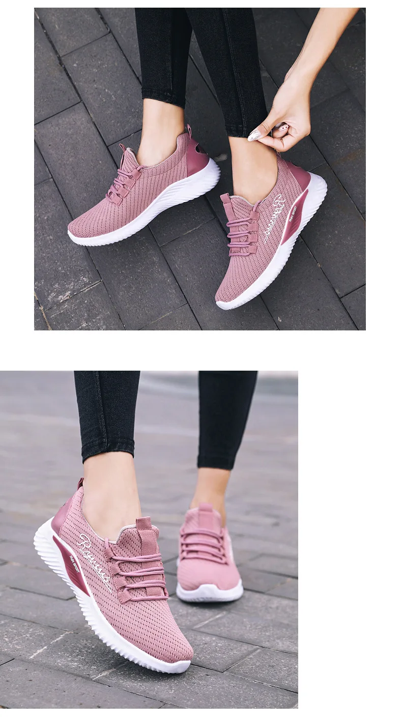 Женская обувь г. Новые кроссовки женские модные tenis feminino легкие дышащие сетчатые туфли Женская Повседневная обувь женские кроссовки B1363