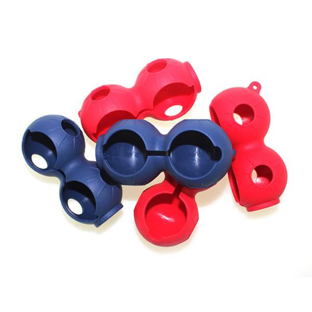 Портативный Силиконовый Держатель мяча для игры в гольф двойной шар держатель