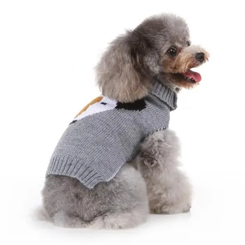 XL Свитер для собаки, повседневный мультяшный принт, для питомцев, собак, щенков, свитера, теплая одежда, пальто, куртка, свитер, одежда, товары для собак - Цвет: XL