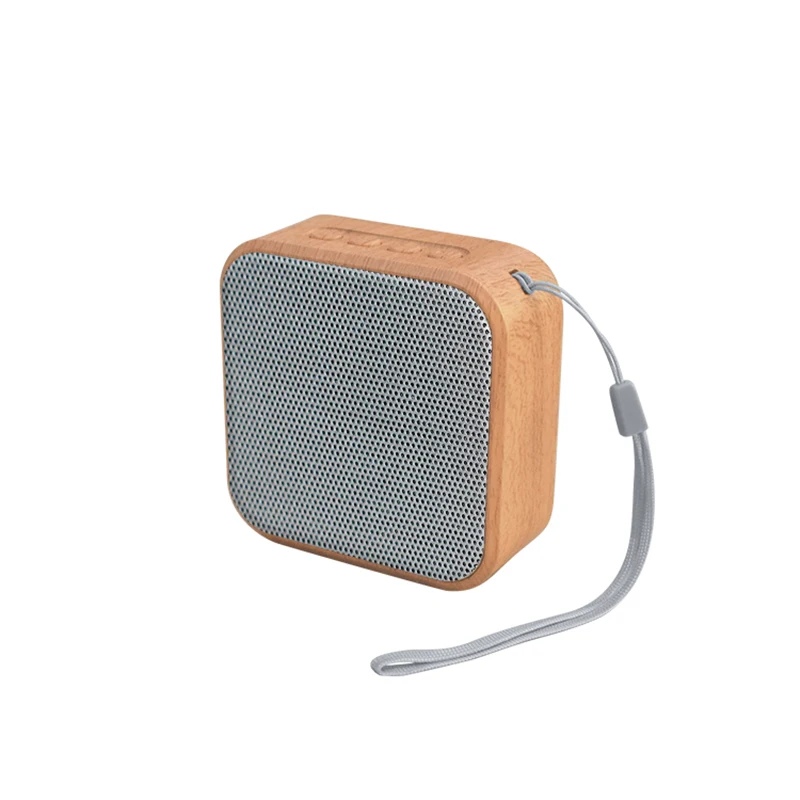 Black Ретро деревянный Bluetooth динамик портативный открытый беспроводной мини компьютер Bluetooth звуковая коробка поддержка AUX TF карта для iPhone Android - Цвет: Black