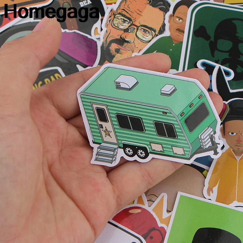 Homegaga 34 шт. разбивая Bad 90s искусство картина из 5 частей стены ноутбук телефон багаж Скрапбукинг альбом наклейки пакеты D2303