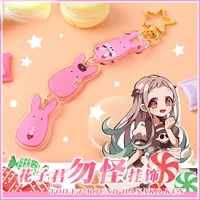 anime toilet bound hanako kun jibaku shounen hanako kun cosplay kawwaii rabbit acrylic figure keychain keyring bag pendant gifts