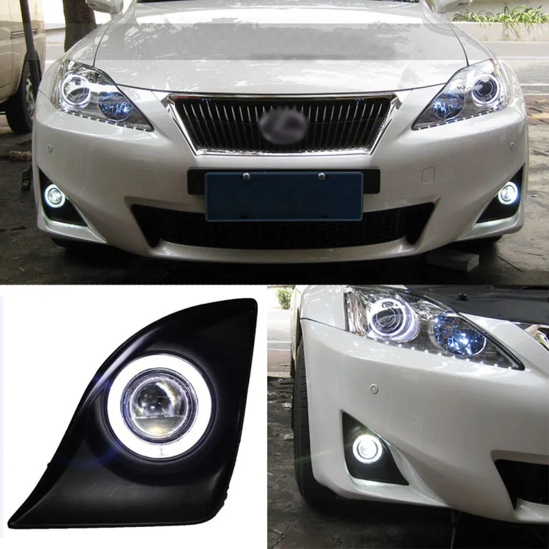 

Superb LED Bulbs COB Fog Lights Source Angel Eye Bumper Cover For Lexus IS250/IS350 2011-2012